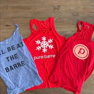 Bundle of 3 Pure Barre tanks